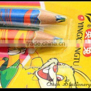 7" big mix colored pencil WITH SHARPENER set