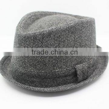 Custom Made Wool Felt Fedora Hat photo-2