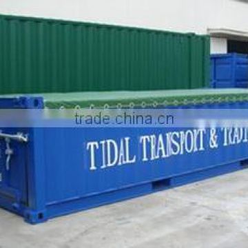 10ft/20ft 40ft half height tarpaulin open top containers