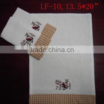 applique tea towel