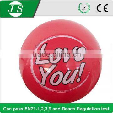 Discount new arrival 2014 plastic ball love you printing