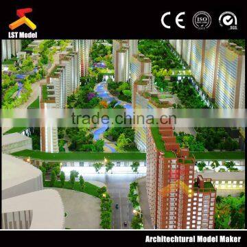 large scale villa models making company with swimming pool