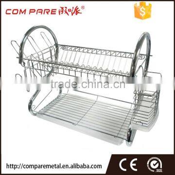 Stainless steel kitchen assemble dish rack