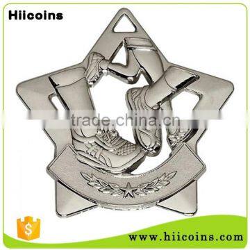 custom design silver award medal Manufacturers