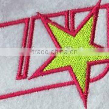 Custom high quality logos embroidery patches manufacturer friom China.