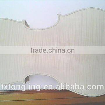 Quality Solid Wood Flamed Cello Unfinished White Cello 4/4 Made in China TL012 photo-3