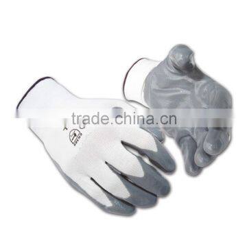 High quality nitrile cotton work glove wholesale gardening glove GL2045