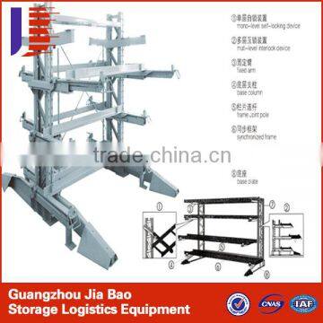 Industrial Anti Rust Metal Double Side Cantilever Storage Racks With Two Arm