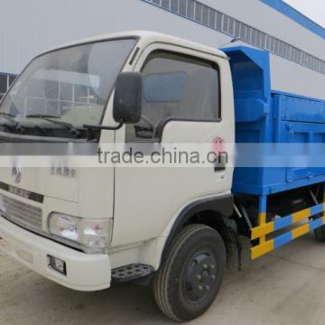 4X2 Dump Garbage Truck 5m3 with Top Cover made in china