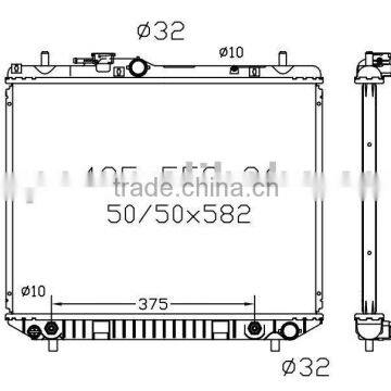 auto radiator(suitable for: Terios 1.3 97- OEM No.: 16400-87402 AT)