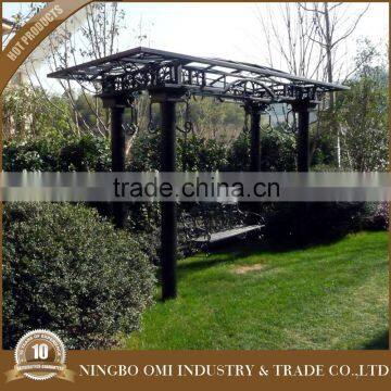 All-season performance Decorative wrought iron dome for garden gazebo