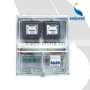 SAIP/SAIPWELL 220V/380V Home Use electric energy meter enclosure