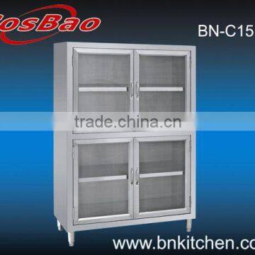 Upright Latticed Stainless Steel Kitchen Storage Cabinet