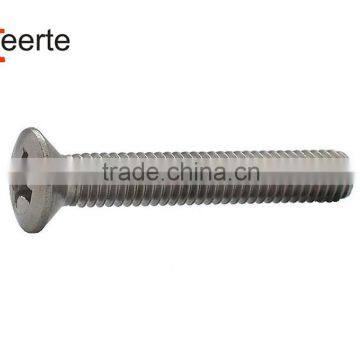 Din966 Oval Head Machine Screw With full thread