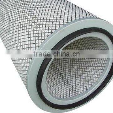 Wood pulp air filter cartridge