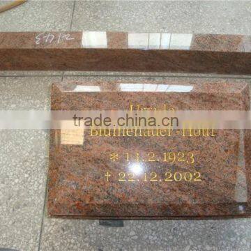 European style granite baby headstone tablet