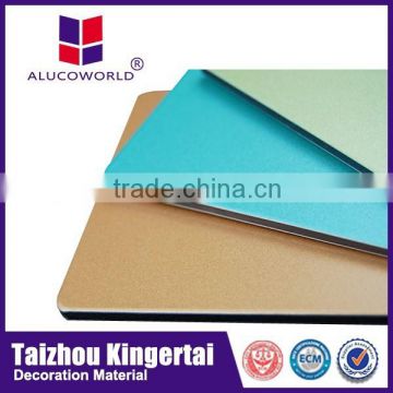 Alucoworld Good Fame ACP Panels Professional ACM Material high gloss aluminum composite panel for internal