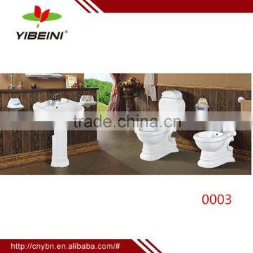 High quality competitive price ceramic white toilet set