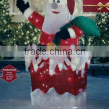 Christmas decoration Santa Claus with lights