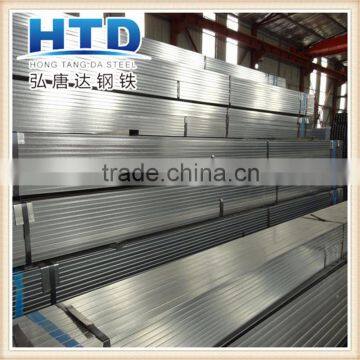 galvanized square steel pipe,seamless galvanized square tube Q195/DX51D/Q235