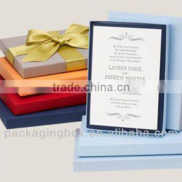 wedding invitation card box