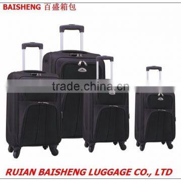 BS6803 2015 new design soft trolley case/Zip luggage/Soft Luggage/eva luggage/eva suitcase/four wheels trolle case