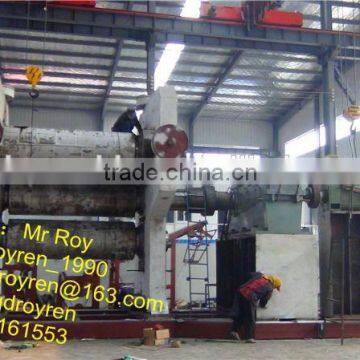 Best Quality Rubber plastic calender machine 820*2540mm three rolls calender machine to make pvc semi-rigid sheet