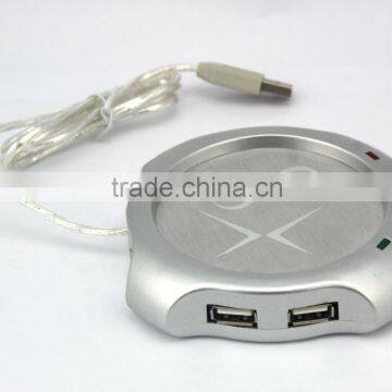 Computer 4 Port Usb Hub Cup Heater Mug Warmer photo-3