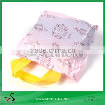 Sinicline Colored Customized PE Packaging Bag With Flat Base photo-2