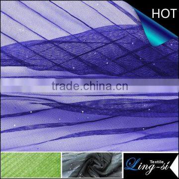 Nylon Mesh Stripe Crush Fabric for Tutu Dress