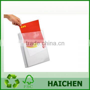 Leather Document Folder PVC Metal Ring Binder photo-5