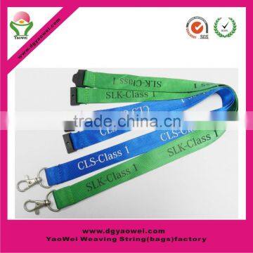 2016 new fashion promotional 20mm width buckle nylon printed lanyards