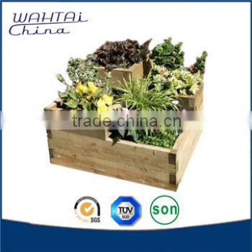 antique old finished flower box wood planter boxes