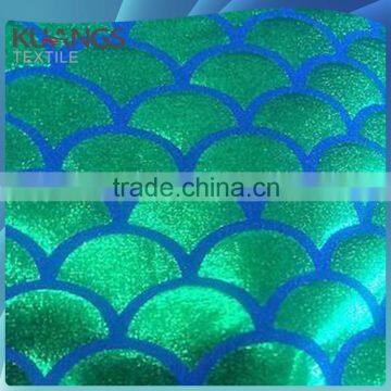 Soft Fish Scale Print Lycra Nylon Spandex Fabric