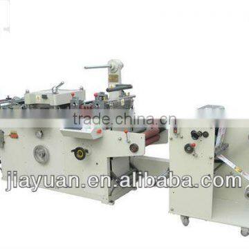 PLC Controlled Full-Automatic Roll-Roll Adhesive Tape / Label Platen Die Cutter / Die Cutting Machine