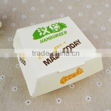 Fresh Food Grade Paper Hamburger Packaging Box photo-5