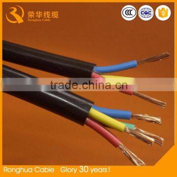 3 Core Flexible EPR NBR CPE PUR EPDM Rubber Cable 1.5mm 2.5mm 4mm