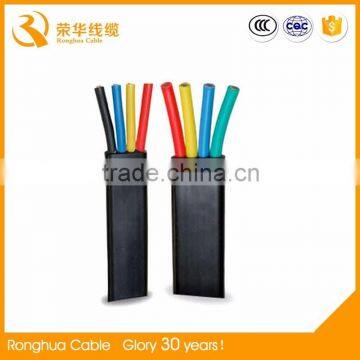 Ronghua Cable UL Standrad SOOW 600V Flat Submersible Cable 3*2AWG photo-2