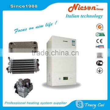 16-40kw gas boiler wall for heating system Italian quality CE certified