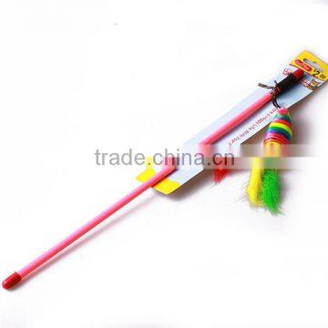 Cat teaser stick toys,cat pole toy,cat fishing rod toy