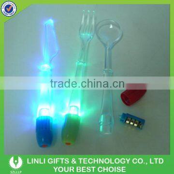 OEM Kids LED Tableware With Light For Promotional
