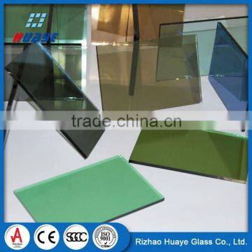 Hot Selling low price customized tempered heat reflective glass