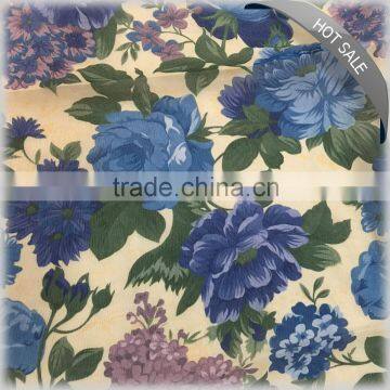 Best price 100% polyester georgette Printed flower fabric