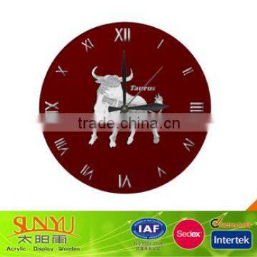 Beautiful acrylic wall clock for home decoration