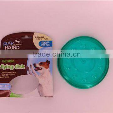 pet training flexible flying disk rubber flying disk hard disk