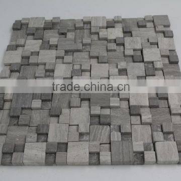 Wooden Marble Mosaic, Marble Stone Mosaic photo-2