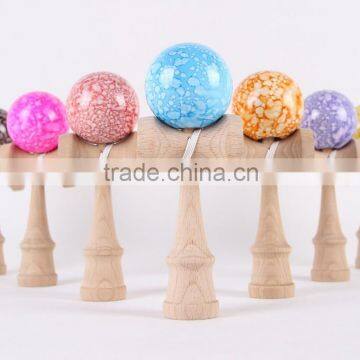 Colorful Marble Kendama Toy for Wholesale Stripe Kendama