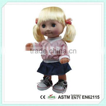 Plastic Connecting Toys Talking Toys To Kids For Children With Blinking Eyes Baby Dolls photo-4