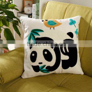 45*45CM 100%cotton canvas towel embroidered decorative cushion covers, sofa covers