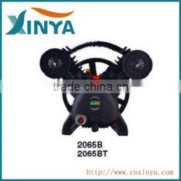 XINYA B-type small 3hp 65mm 2 cylinder ac piston belt driven air compressor part compressor head air pump(2065BT)